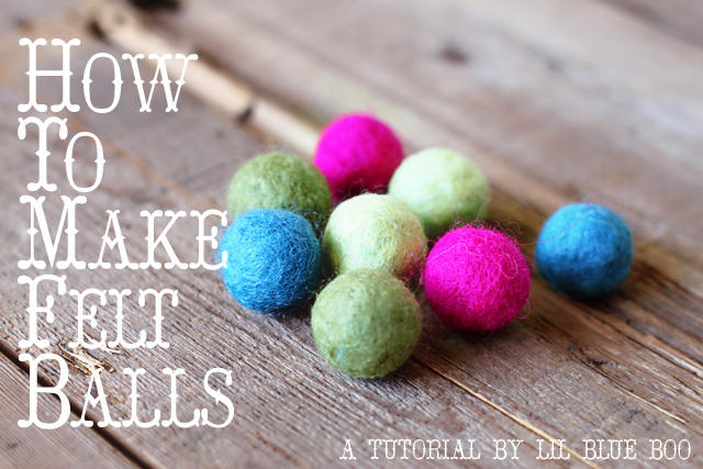 How to Make Felt Balls (Wet Felting 101)